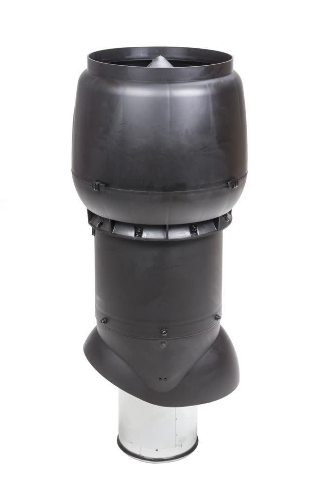 VILPE XL-200/ИЗ/700 вентиляционный выход, чёрный