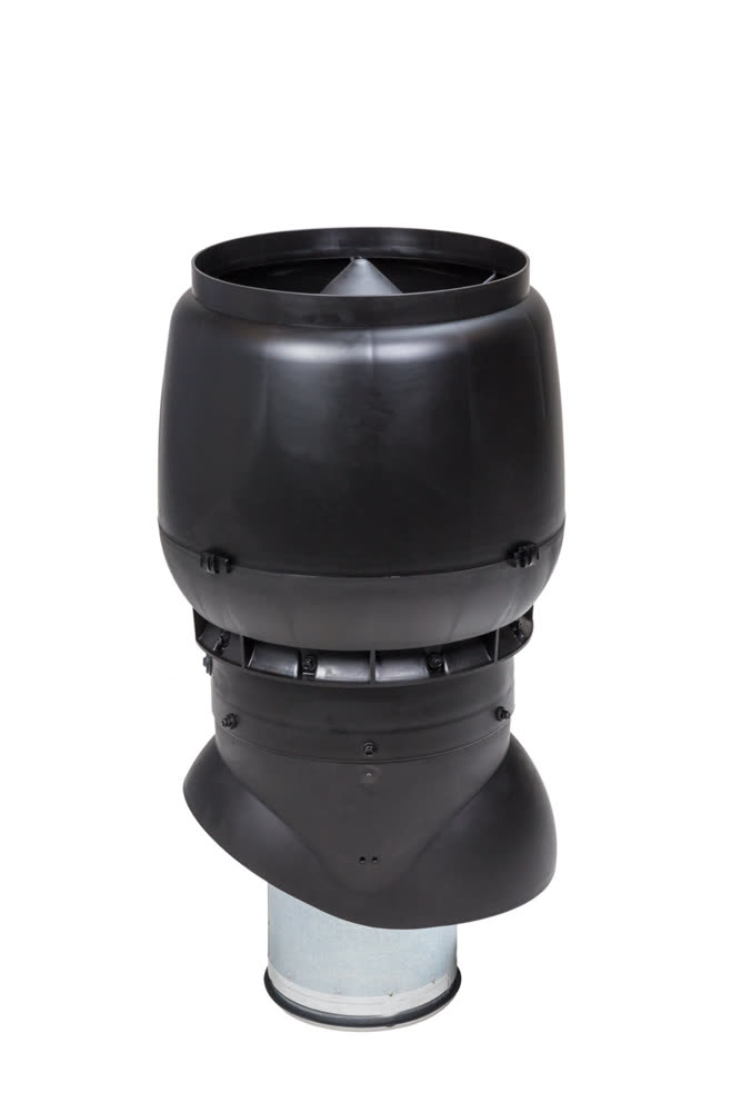 VILPE XL-200/ИЗ/500 вентиляционный выход, чёрный