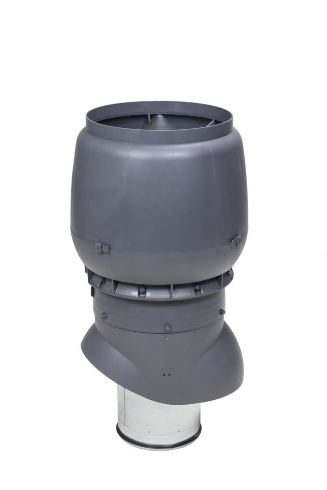 VILPE XL-200/ИЗ/500 вентиляционный выход, серый