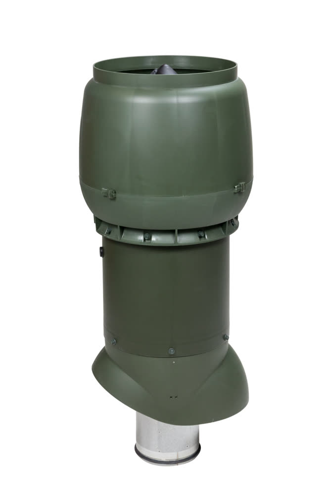 VILPE XL-160/ИЗ/700 вентиляционный выход, зелёный
