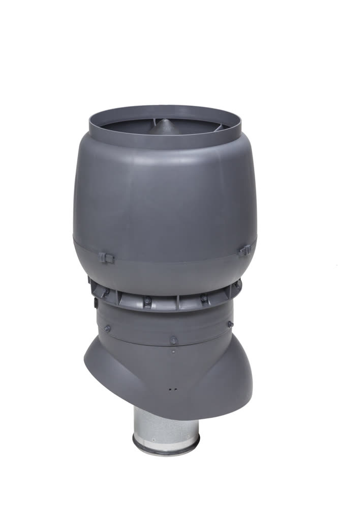 VILPE XL-160/ИЗ/500 вентиляционный выход, серый