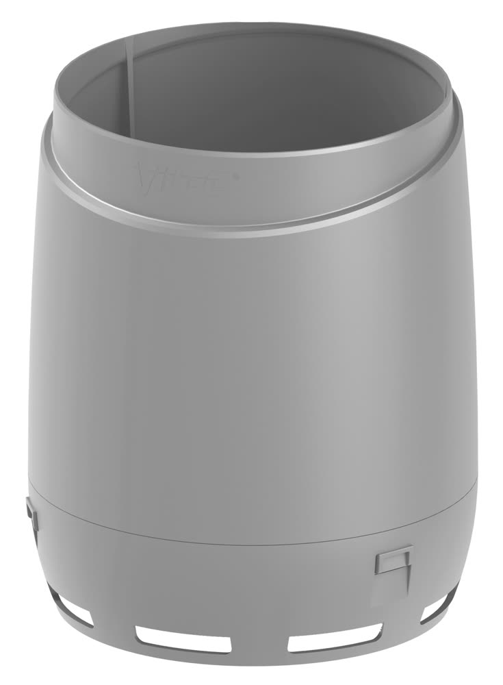 VILPE 110/300/H FLOW вентиляционный выход, светло-серый