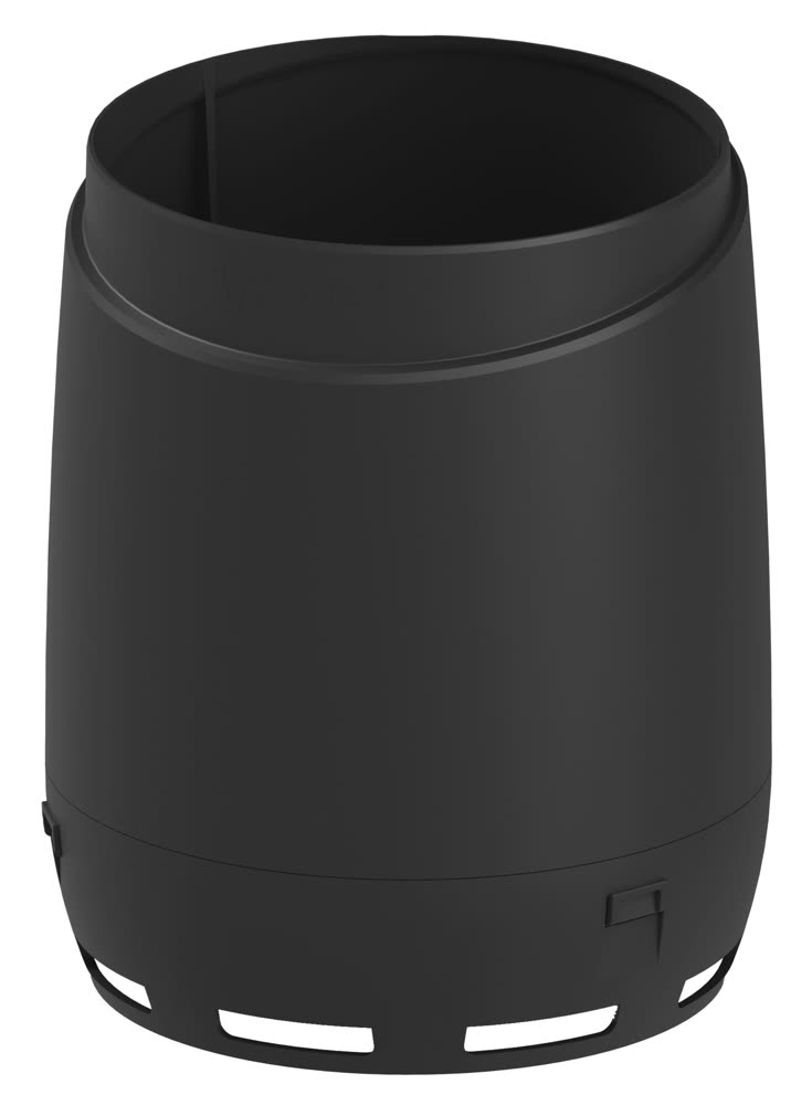 VILPE 110/300/H FLOW вентиляционный выход, чёрный