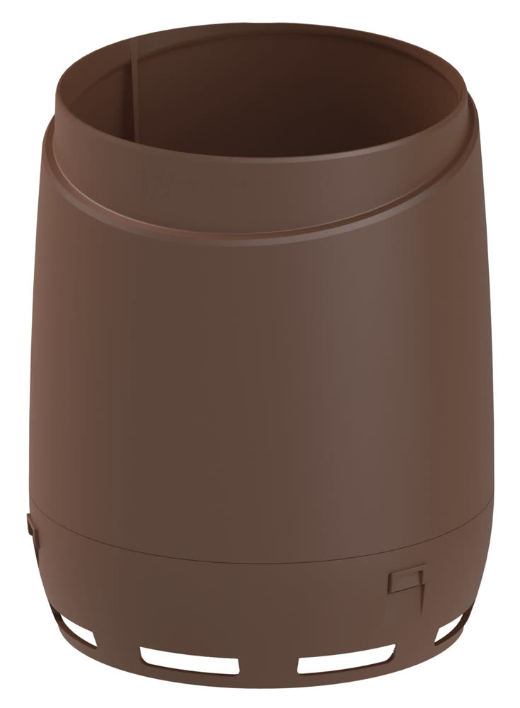 VILPE 110/300/H FLOW вентиляционный выход, коричневый