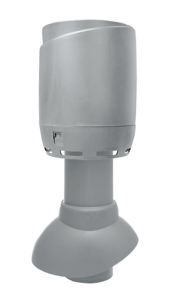 VILPE 110/300/H FLOW вентиляционный выход, светло-серый