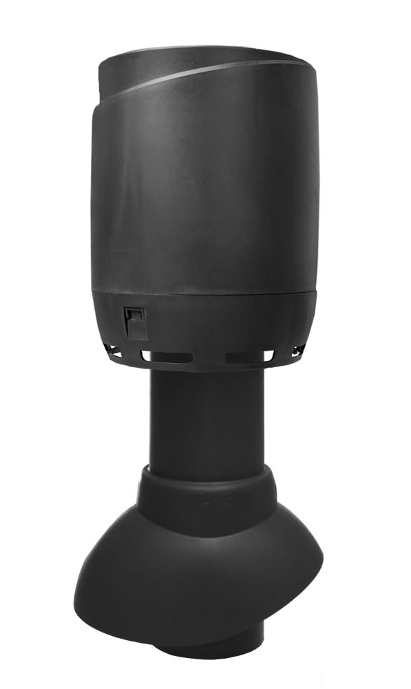 VILPE 110/300/H FLOW вентиляционный выход, чёрный