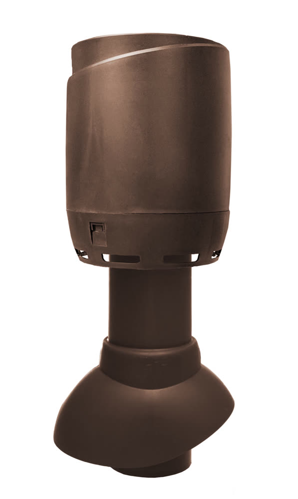 VILPE 110/300/H FLOW вентиляционный выход, коричневый