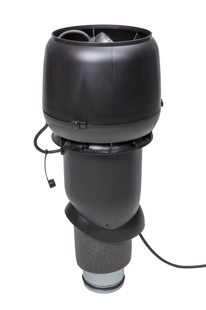 VILPE E190P/125/500 вентилятор, чёрный