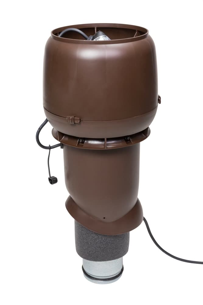 VILPE E190P/125/500 вентилятор, коричневый